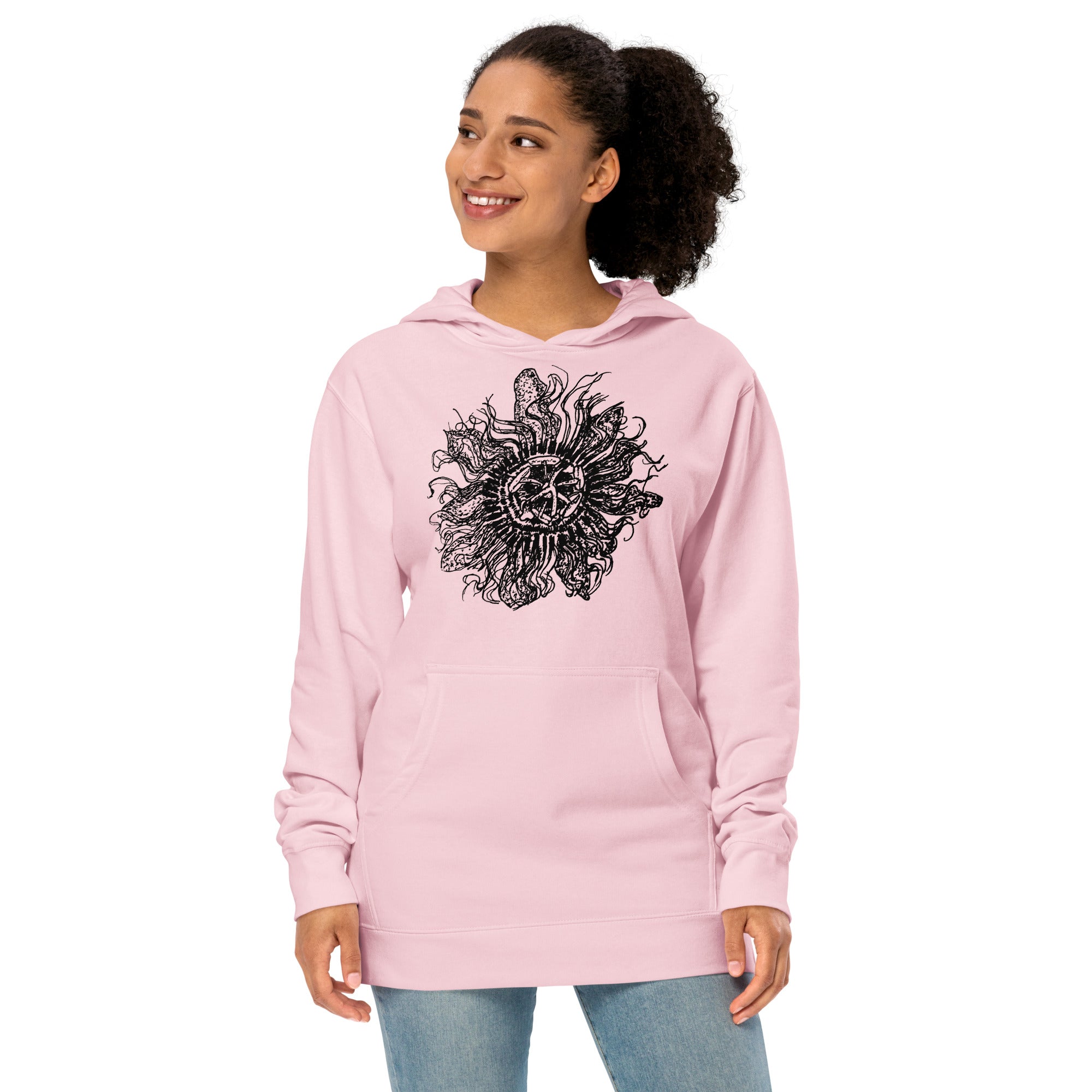 Passiflora - Hibiscus Surfwear - Ethical womens midweight hoodie